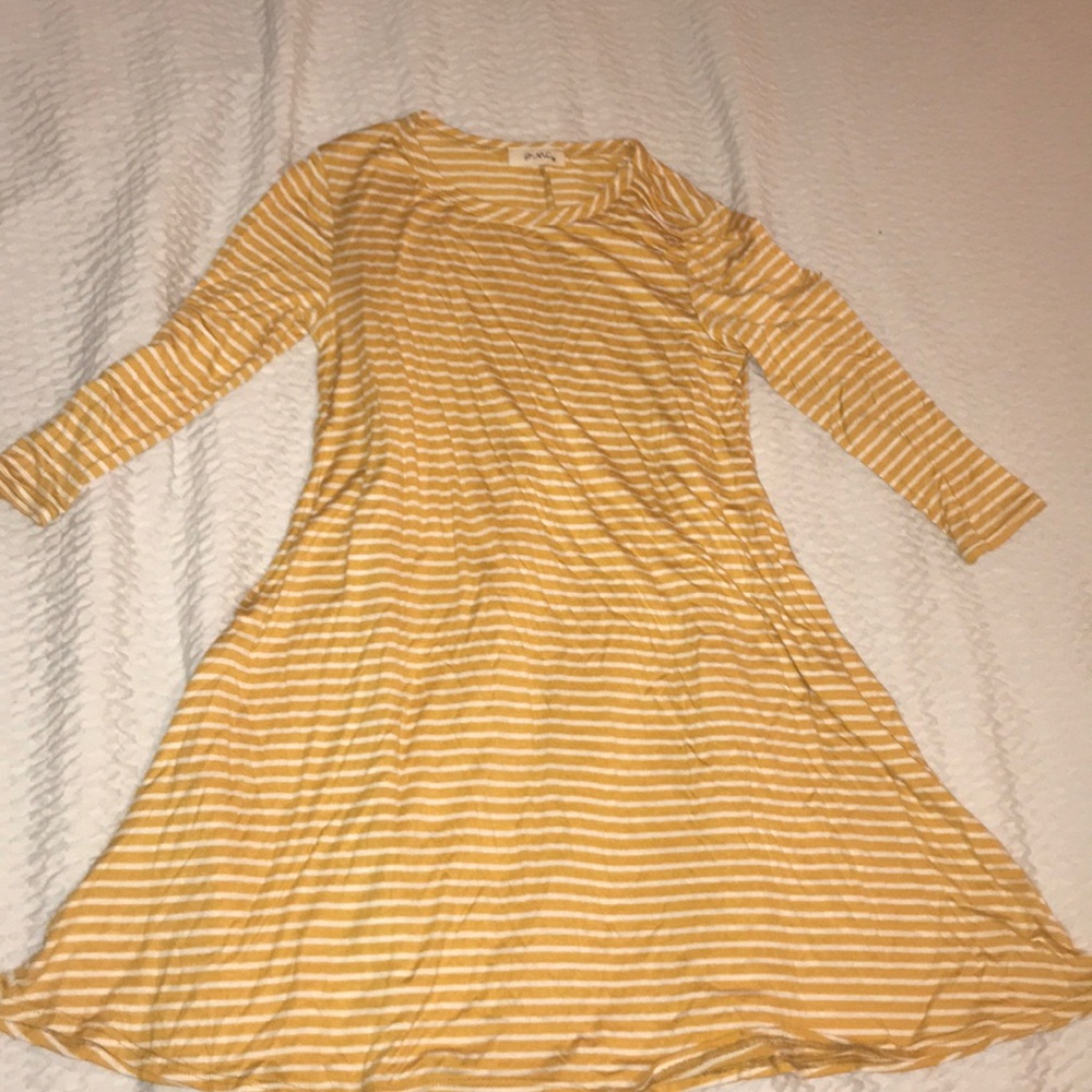 Striped flow dress